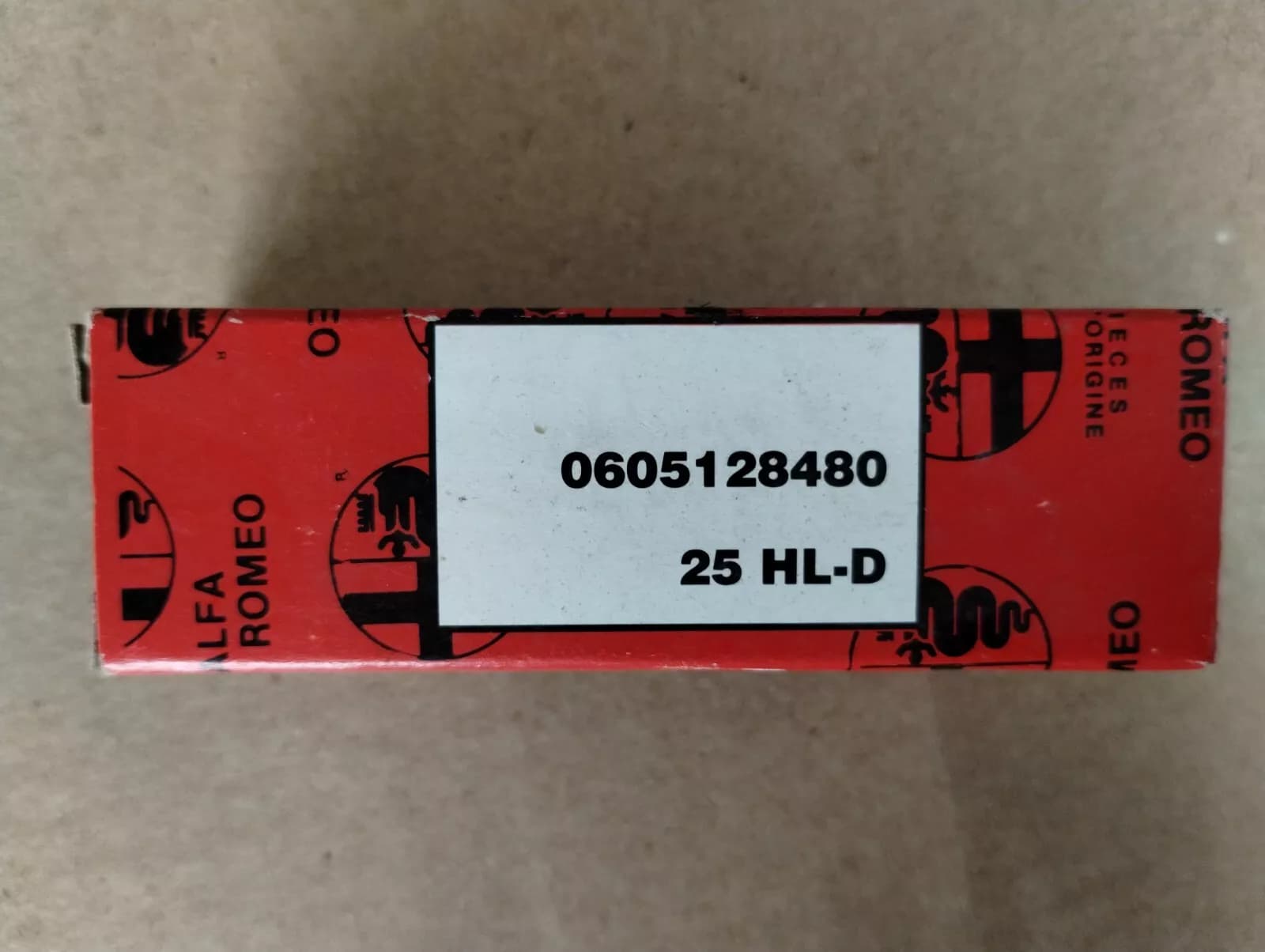 Genuine Alfa Romeo, Spark plug No : 605128480