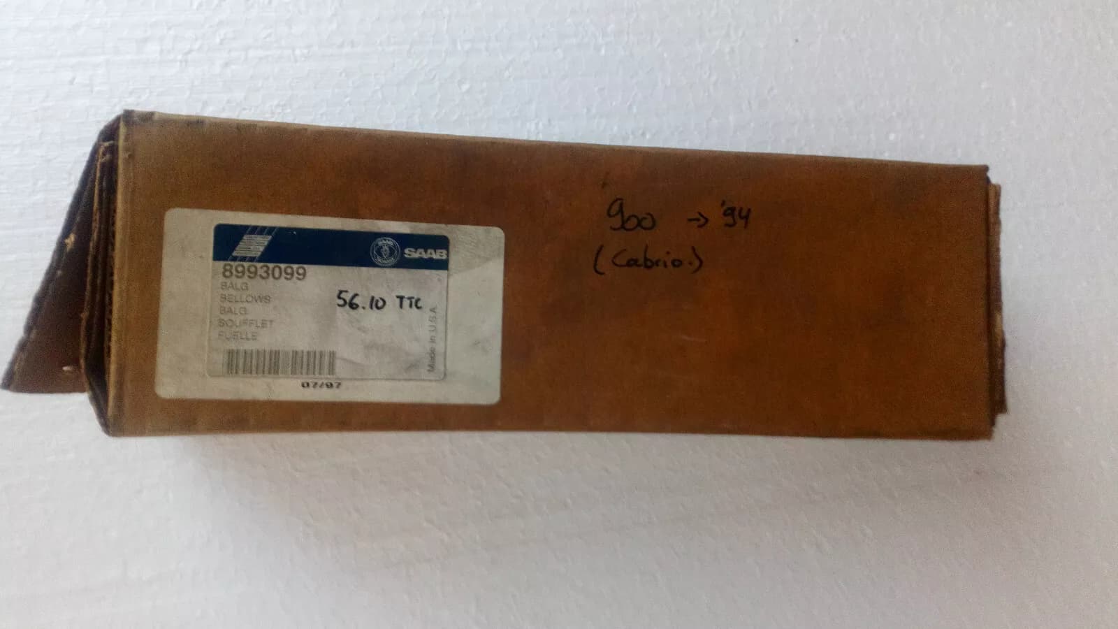 SAAB 900 steering boot, Year:-1993 no:8993099