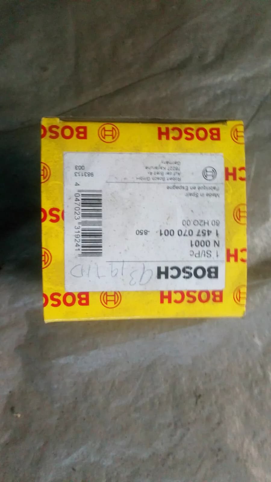 Filter, Bosch:1457070001 Saab 93181377