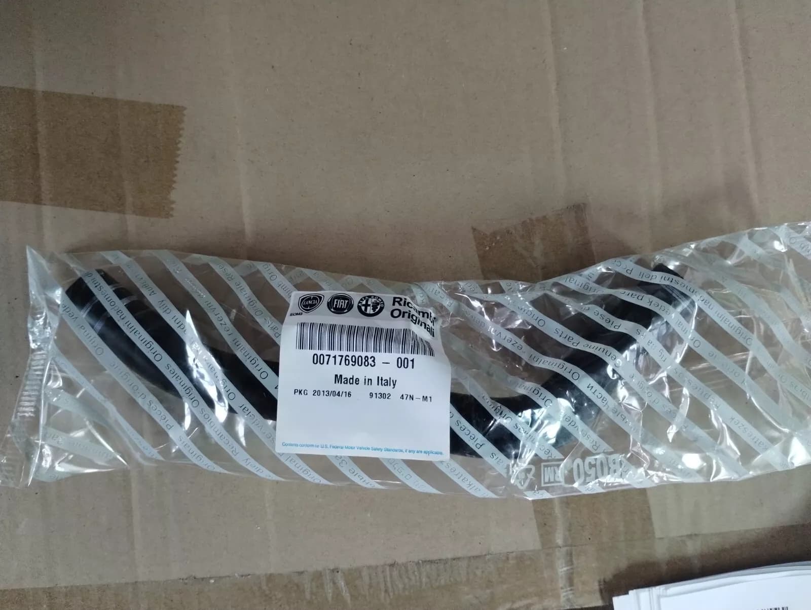 Genuine Fiat, Oil Breather pipe No: 71769083