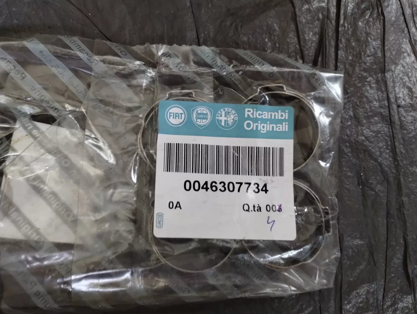 Genuine Fiat collar 5 pcs No : 46307734