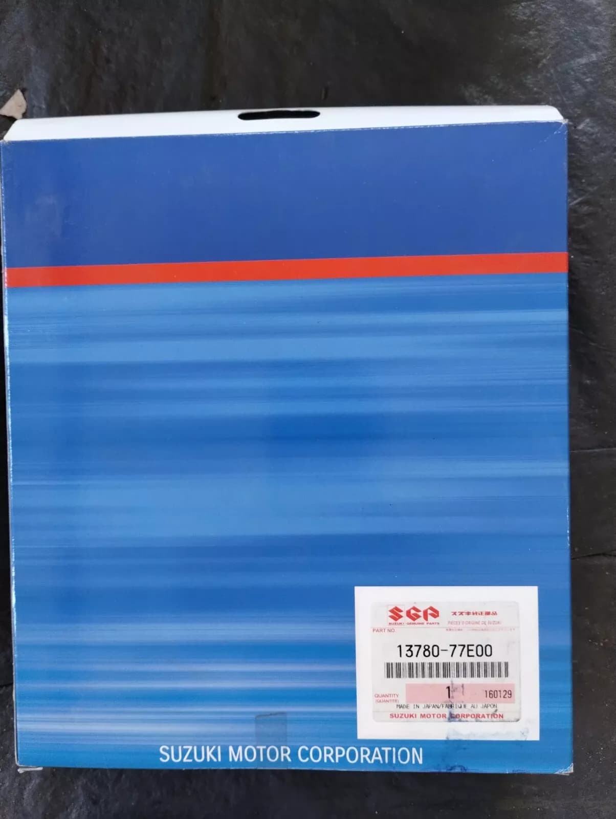 SUZUKI original filter No : 13780-77E00