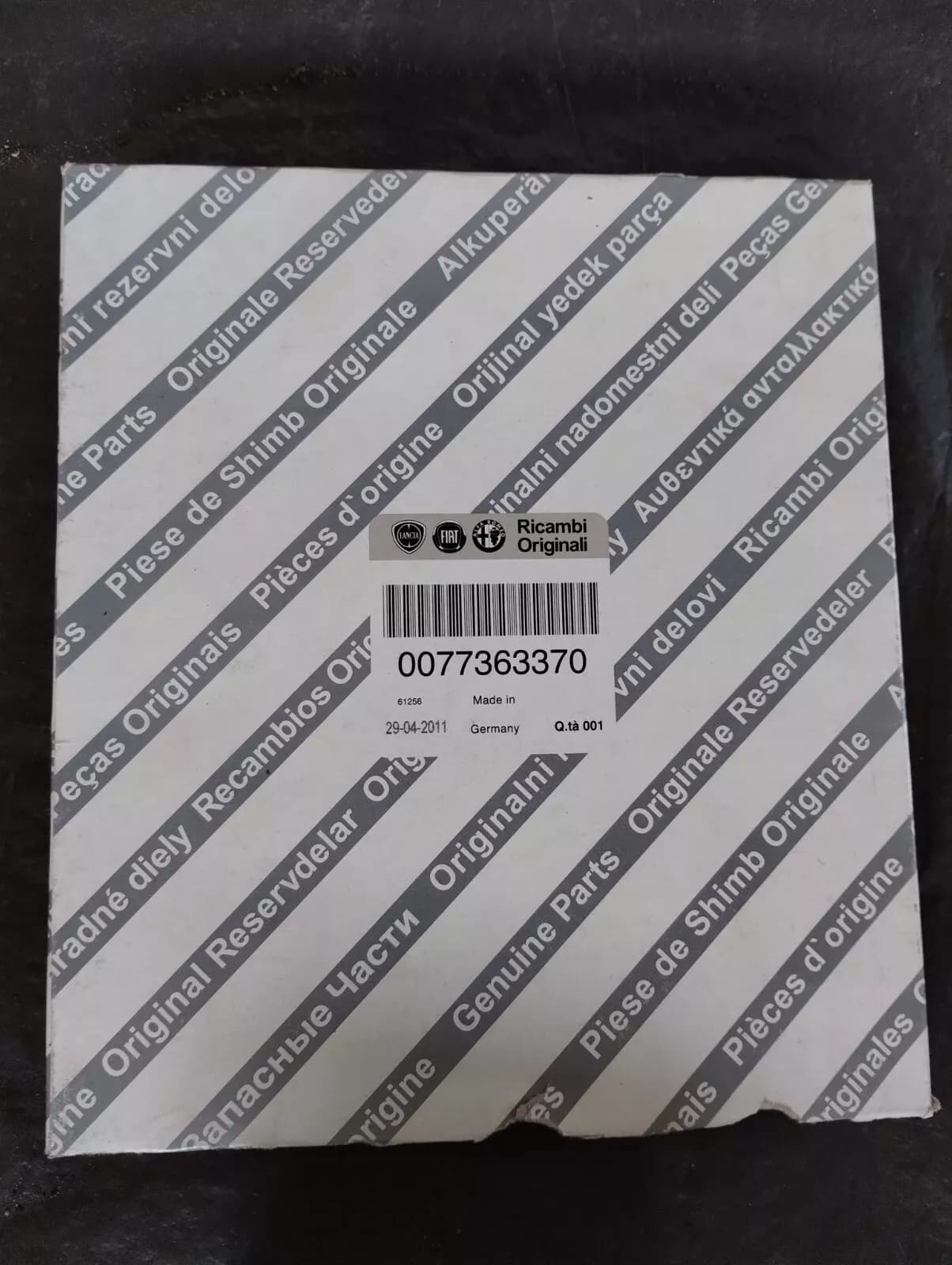 Genuine Fiat Filter No: 77363370