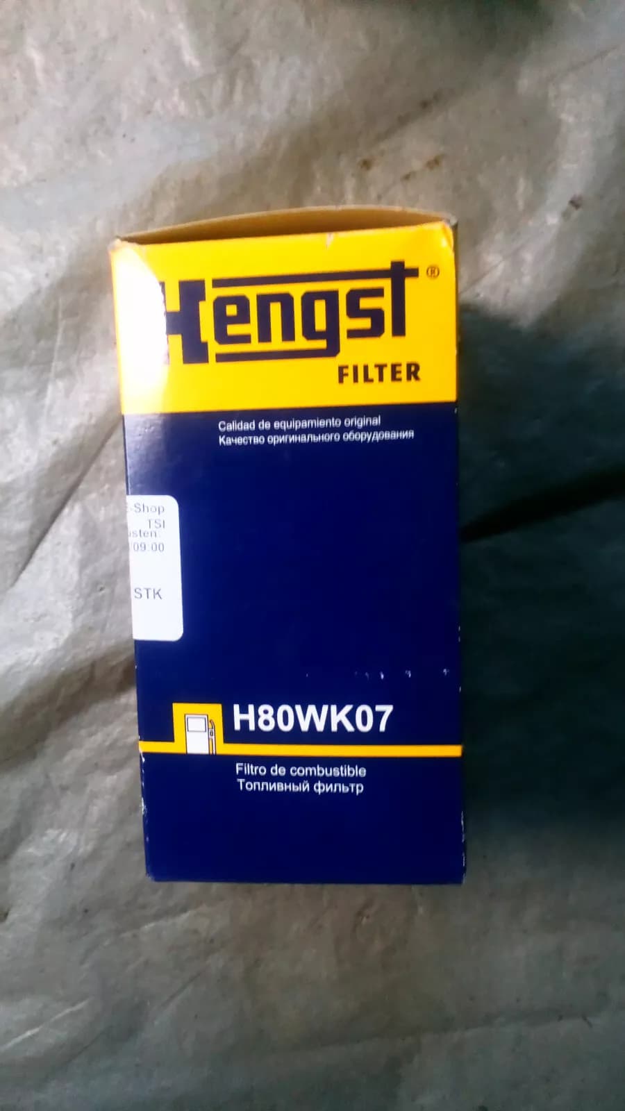 Filter, Hangst:H80WK07