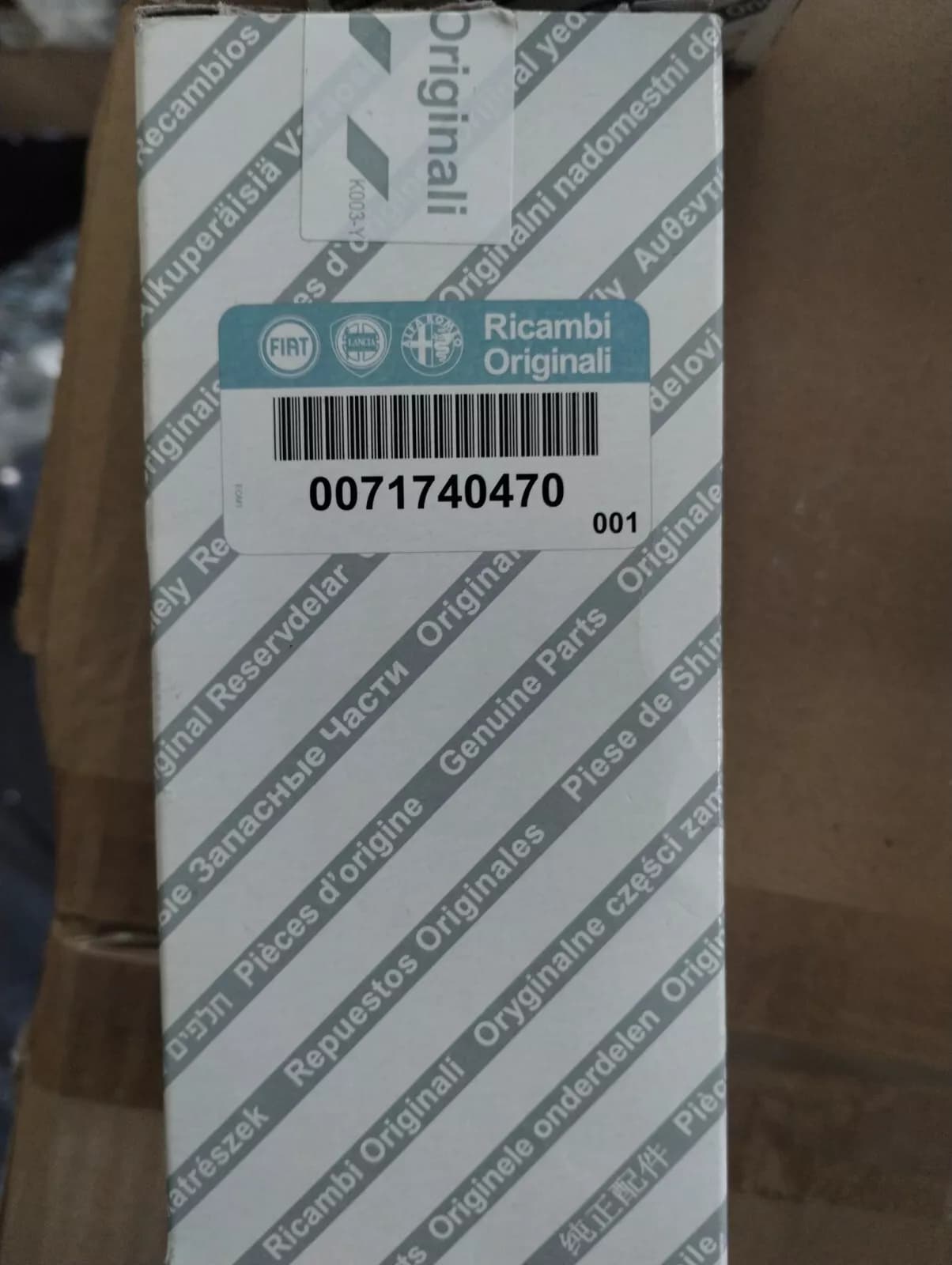 Genuine Fiat, Filter No: 71740470