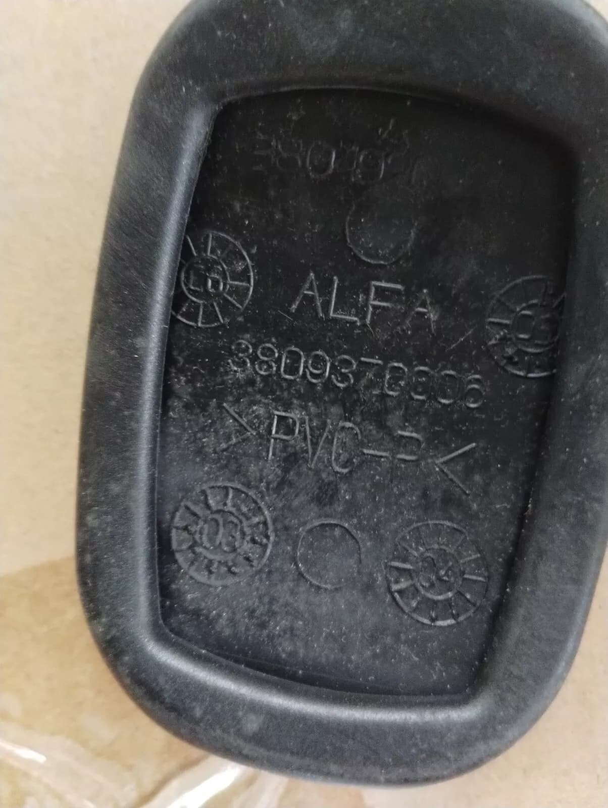 Genuine Alfa Romeo pedal cover No : 3809370006