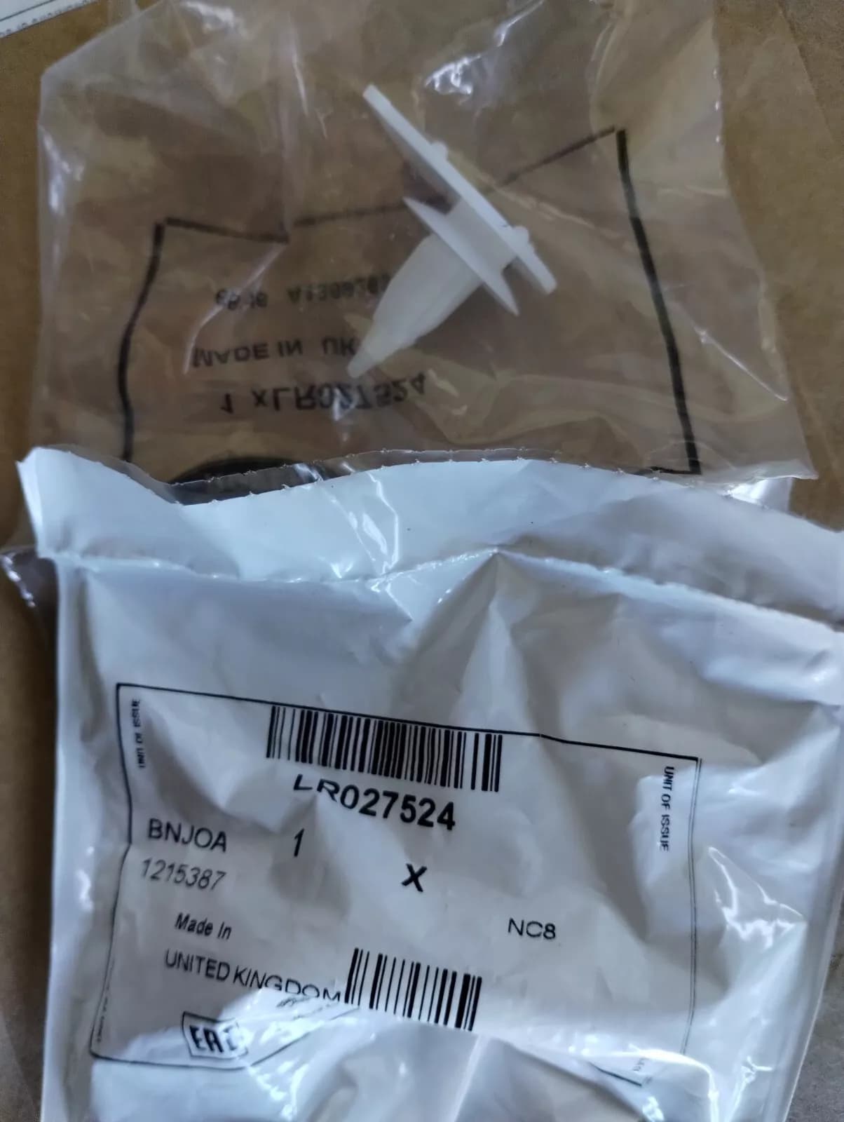 Genuine Jaguar, Land Rover, headliner clip 5 pcs no: LR027524