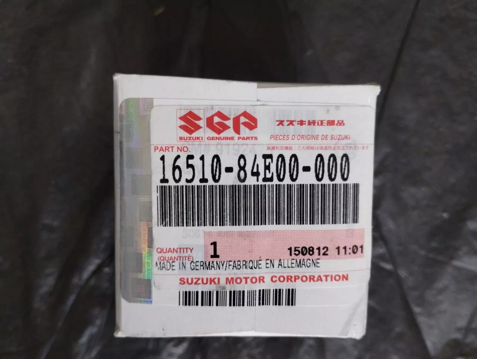 Suzuki genuine oil filter. NR: 16510-84E00-000
