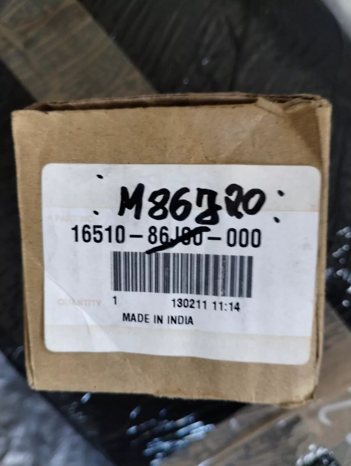 Suzuki genuine oil filter. NR: 16510-M86J20