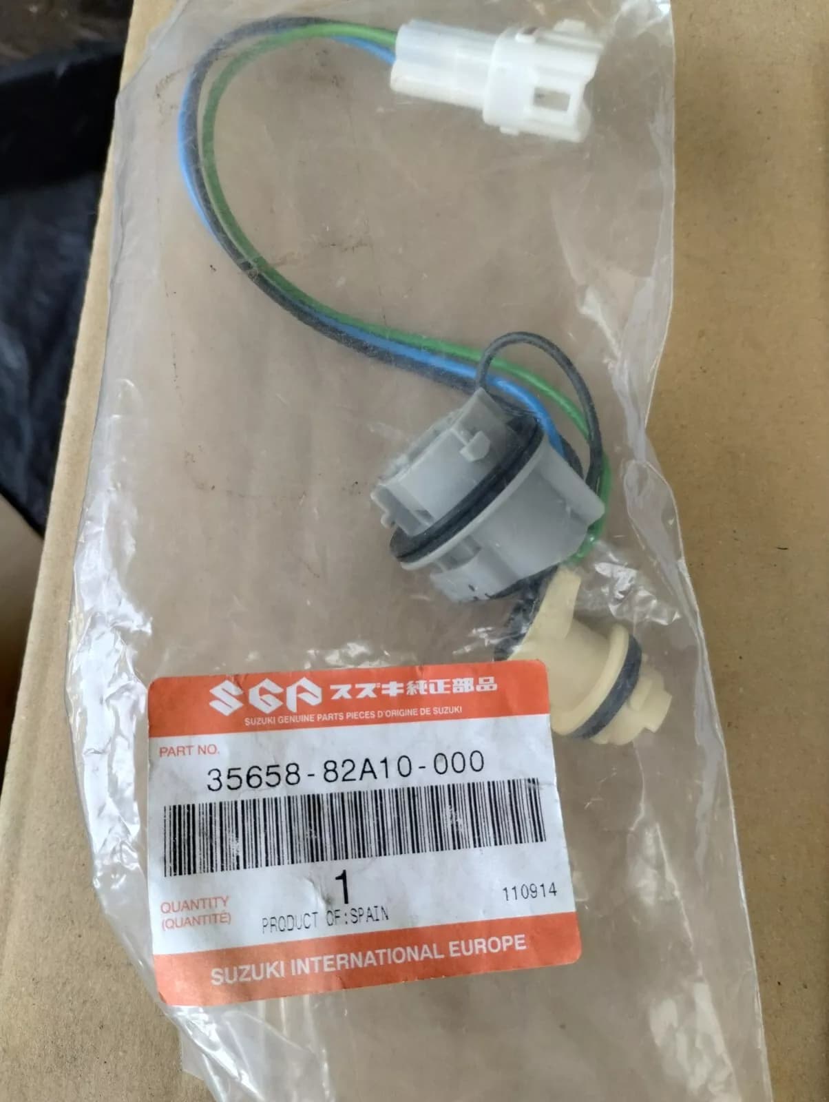 Suzuki genuine lamp wire No: 35658-82A10-000