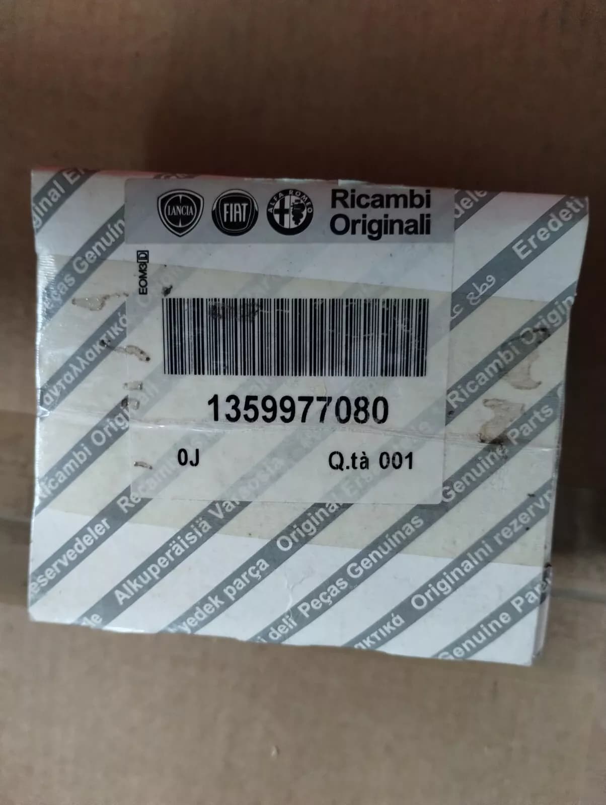 Genuine Fiat NUMBER PLATE LAMP No : 1359977080