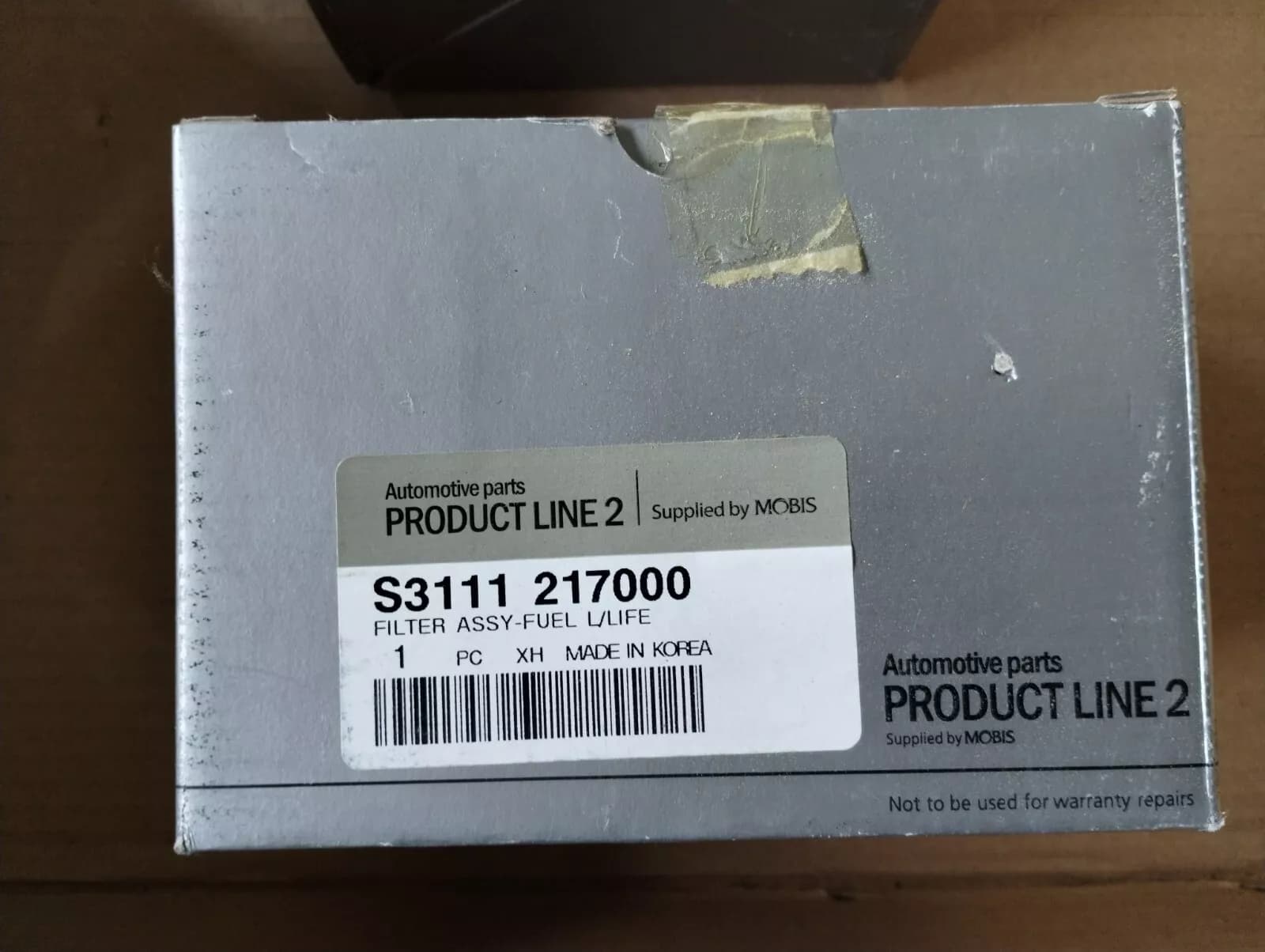 Mobis Original Hyundai, Kia FILTER ASSY-FUEL L/LIFE No: S3111217000