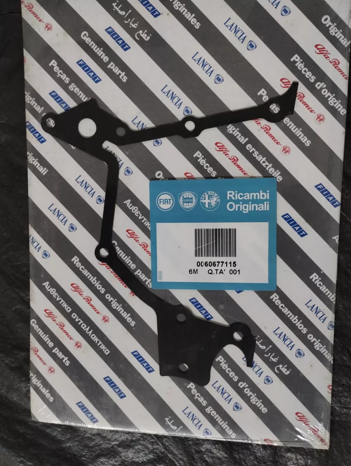 Genuine Fiat, Lancia, Alfa Romeo SEAL GASKET No: 60677115