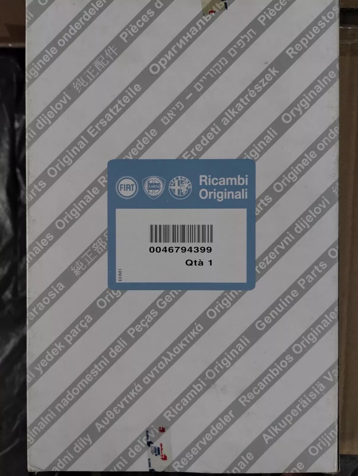 Genuine FIAT, Filter No: 46794399