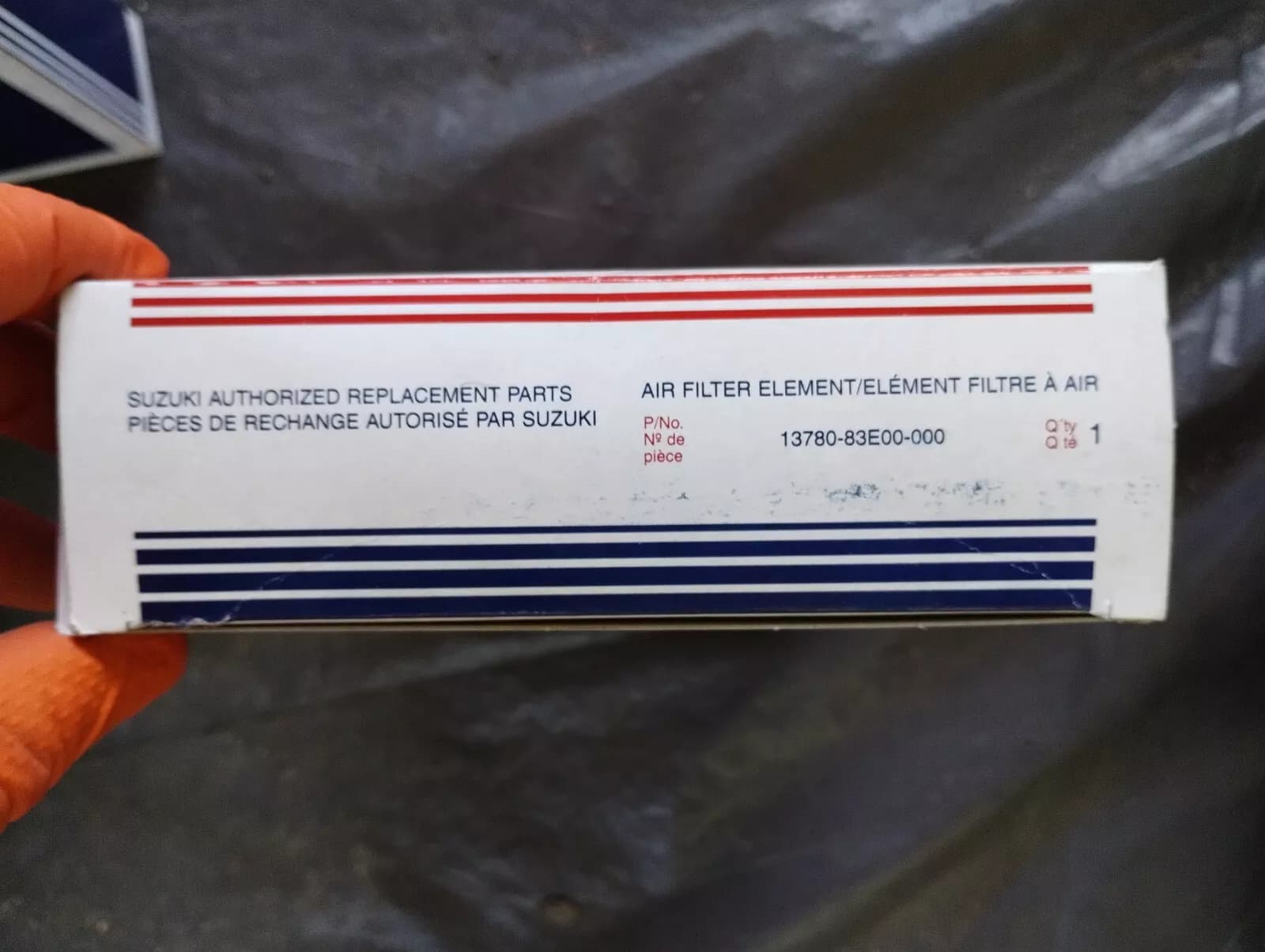 SUZUKI original filter No : 13780-83E00