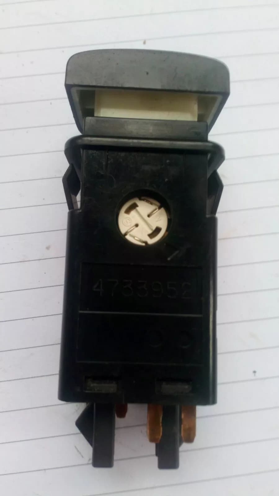 SAAB 900, 9-3, Fog light switch Nr:4733952