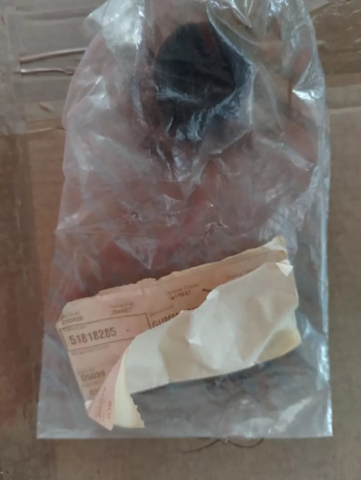 Genuine Fiat Seal, air filter bracket No: 51818285