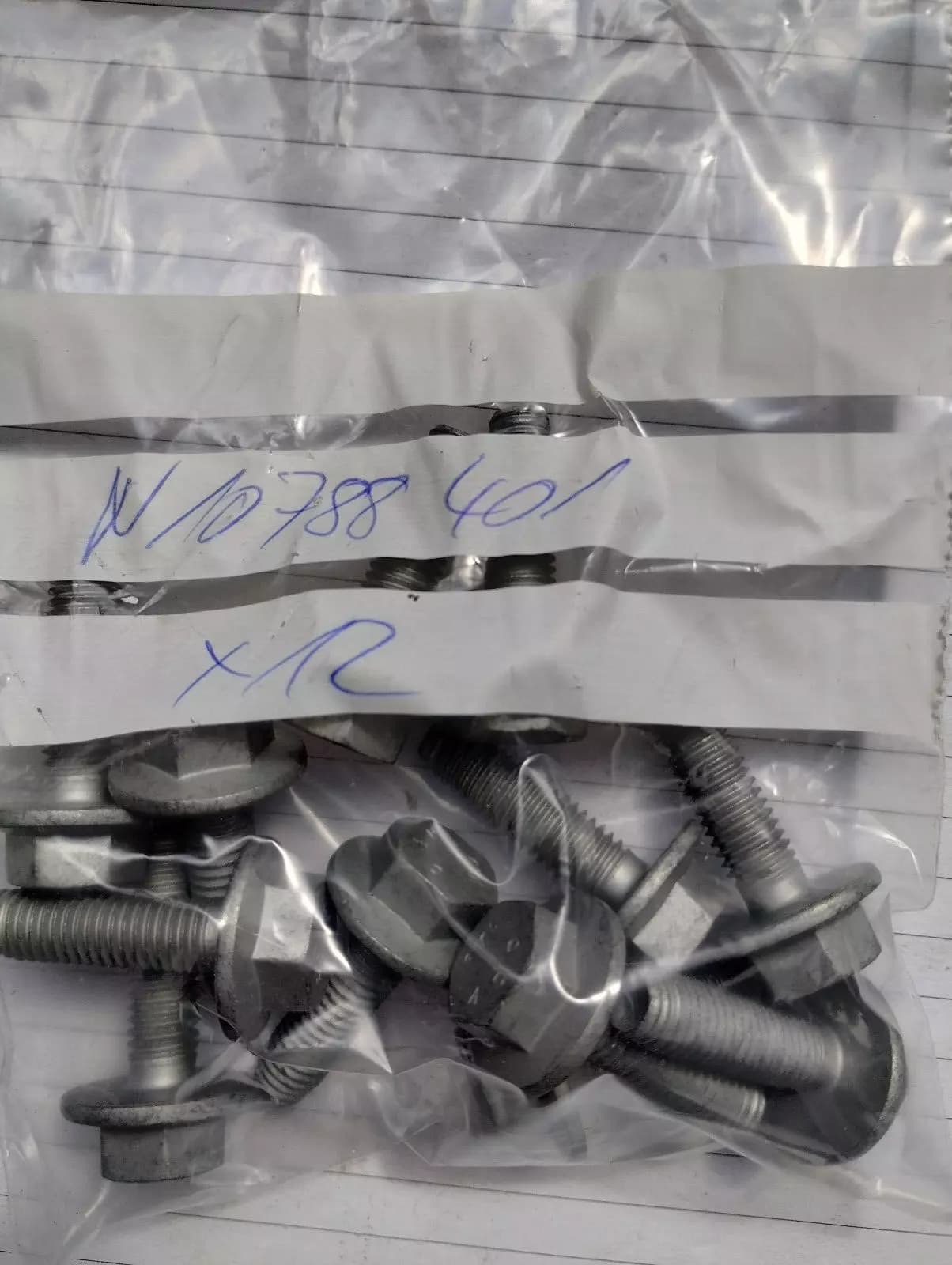 ORIGINAL VW GROUP PARTS, HINGE PIN 12 PCS No: N10788401