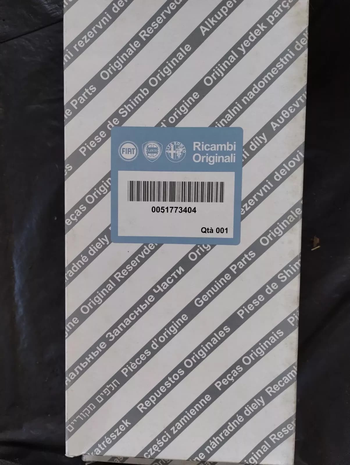 Genuine Fiat Filter No: 51773404