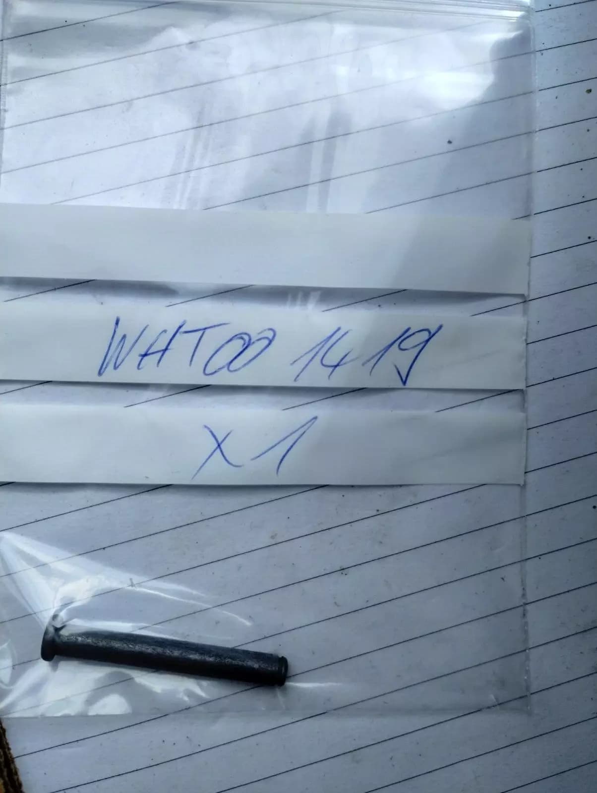 ORIGINAL VW GROUP PARTS, PIN 4 8 X 35 84 1 PCS Nr: WHT001419