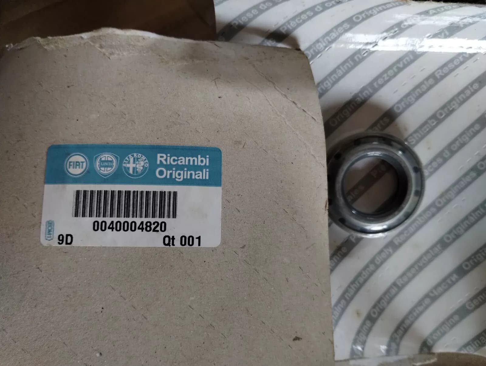 Genuine Fiat, Lancia, Alfa Romeo SEAL GASKET No: 40004820