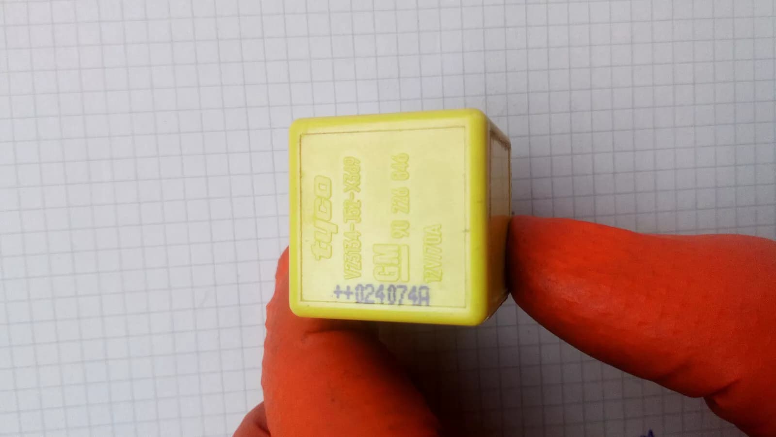 GM, Relay, Part no :90226846