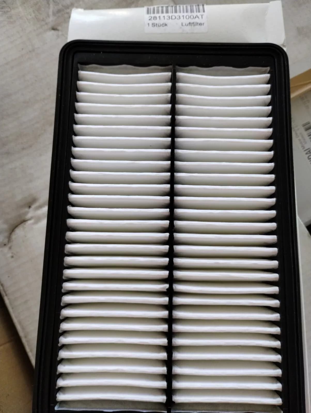 Genuine Hyundai, filter 1 pcs no: 28113D3100AT