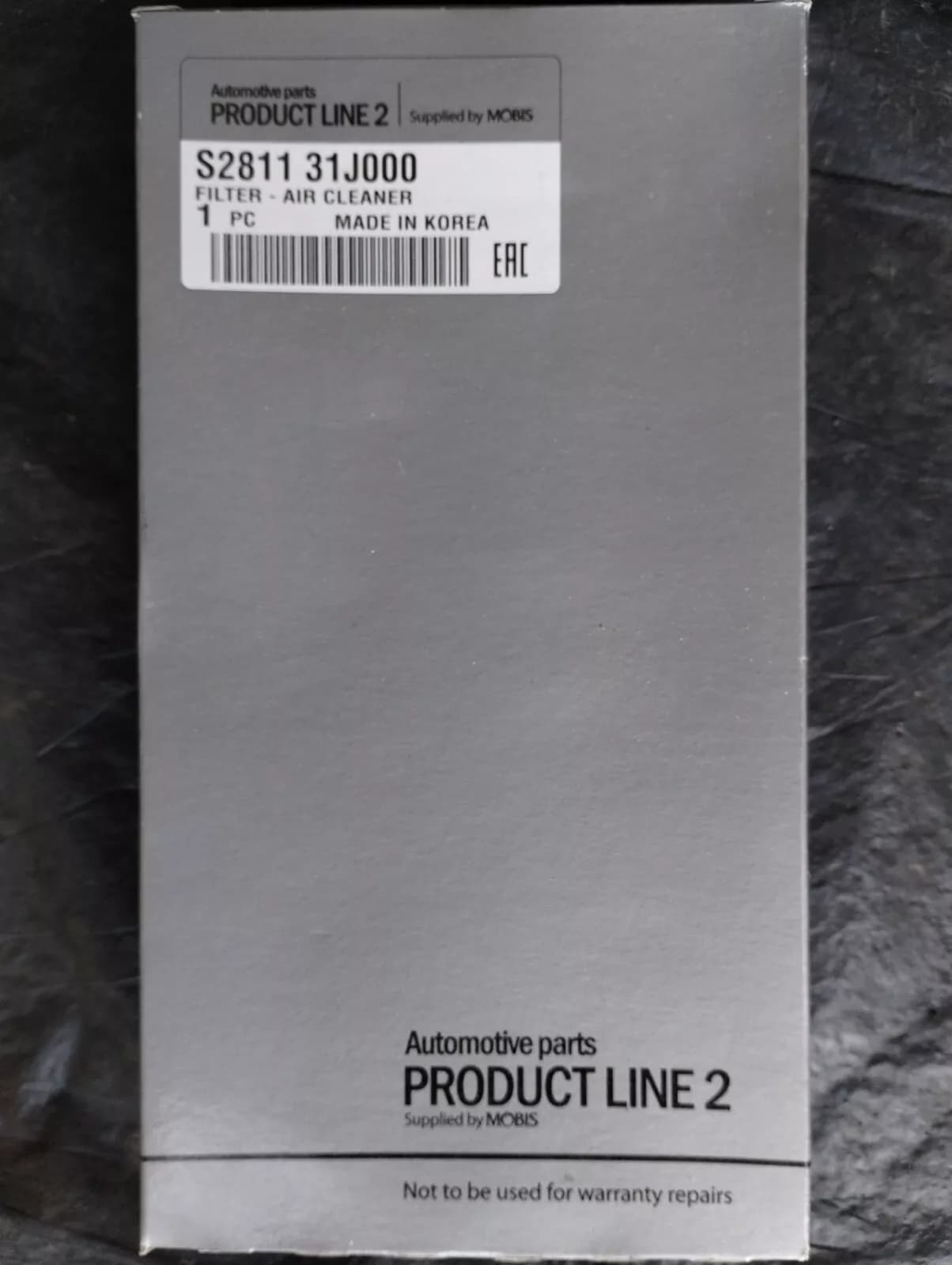 Mobis original Hyundai, Kia filter No : S281131J000