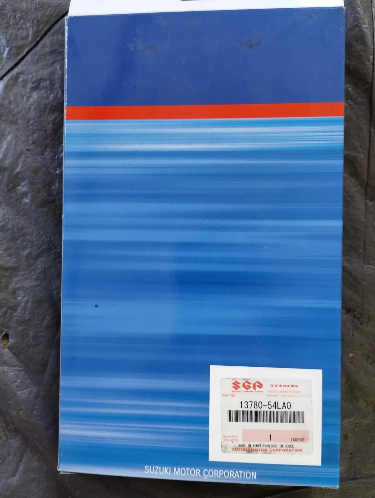 SUZUKI original filter No : 13780-54LA0