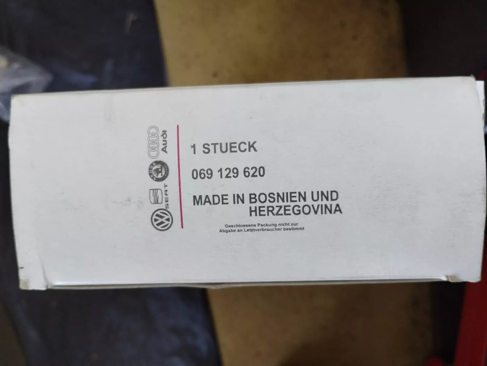 ORIGINAL VW GROUP PARTS, Air filter No: 069129620