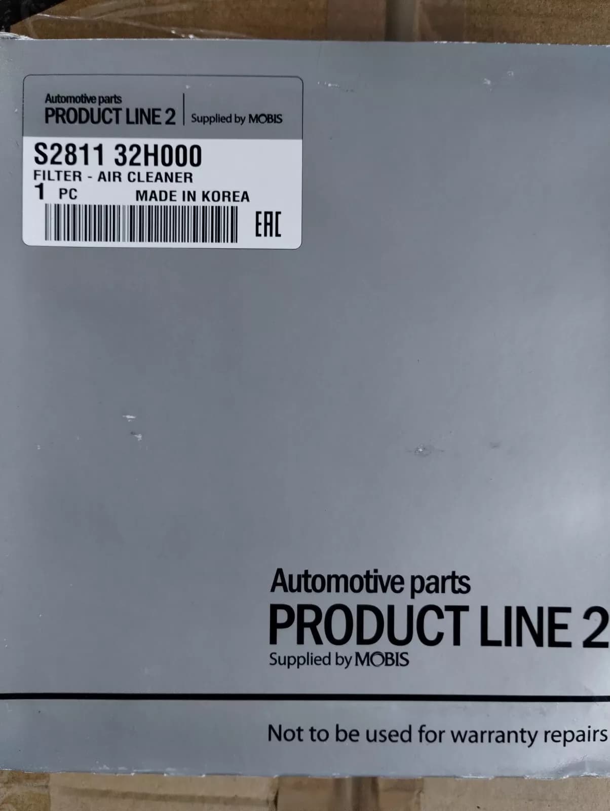 Genuine MOBIS, Filter 1 pcs no: S281132H000