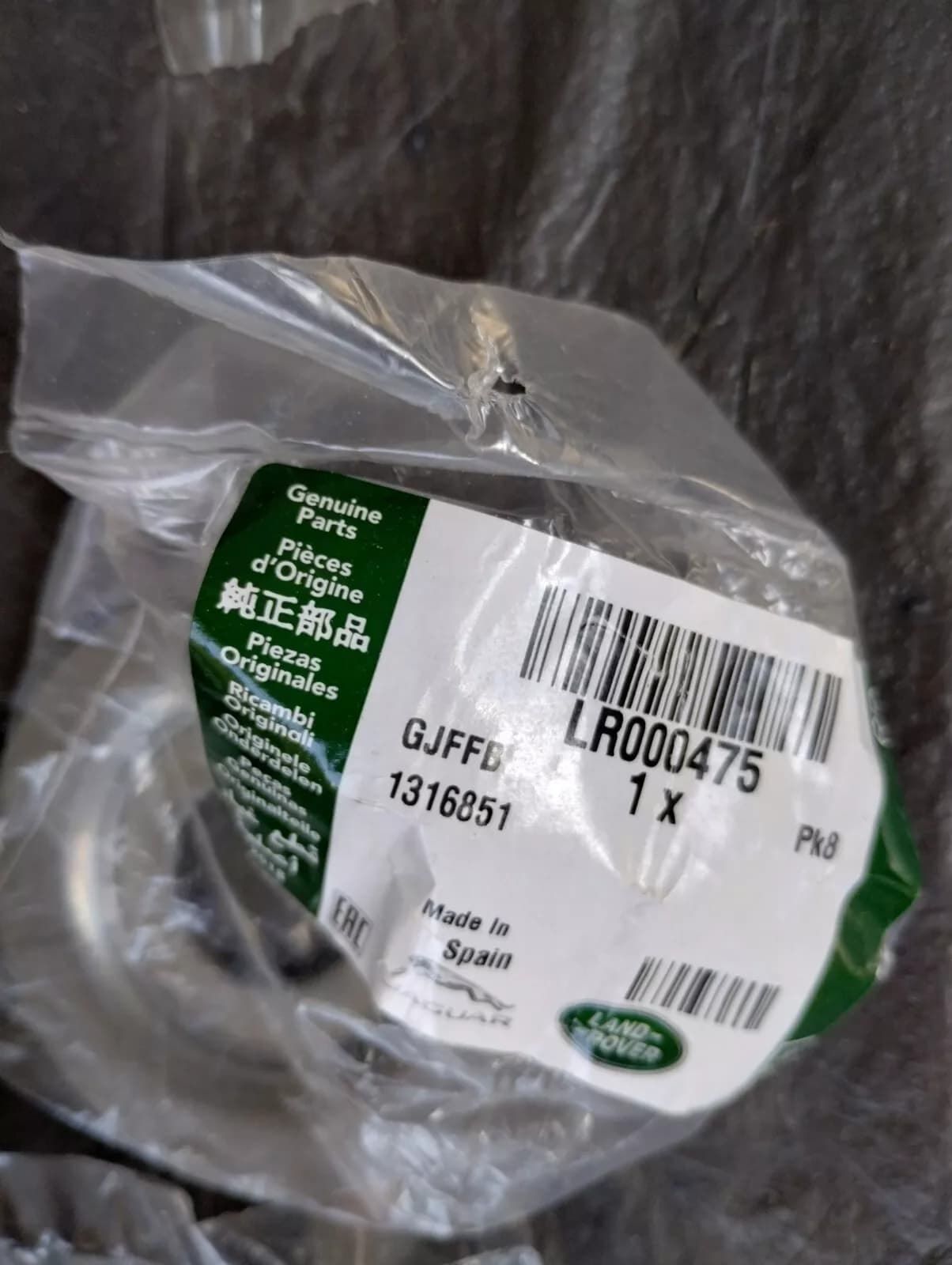 Genuine Jaguar, Land Rover, washer 3 Pcs No: LR000475