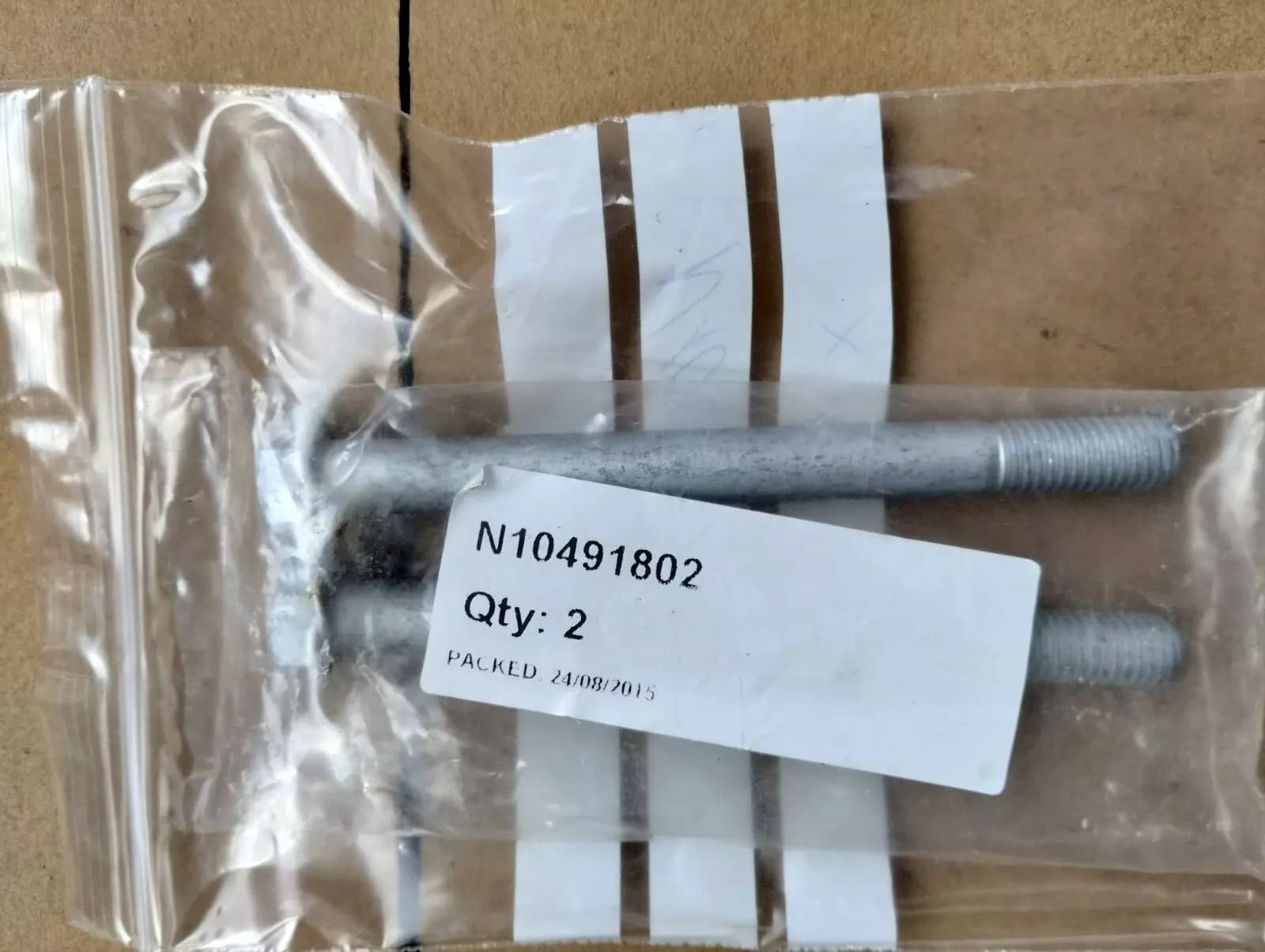 ORIGINAL VW GROUP PARTS, SCREW 2 PCS No: N10491802