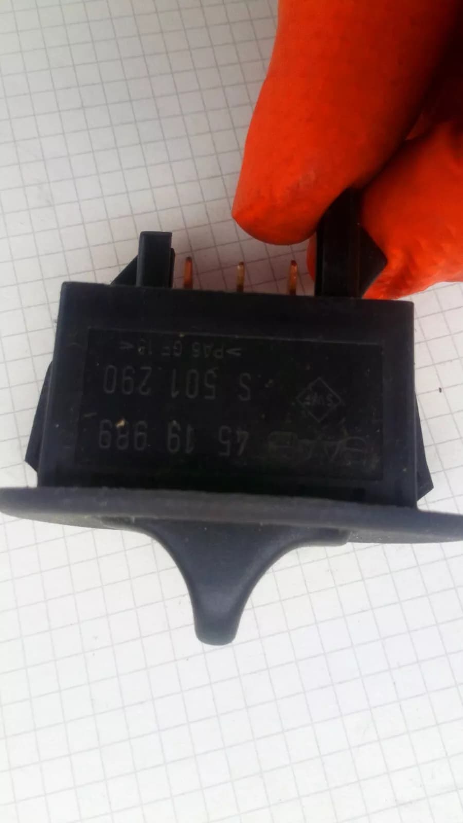 SAAB 900, 9-3, Window switch Nr:4519989