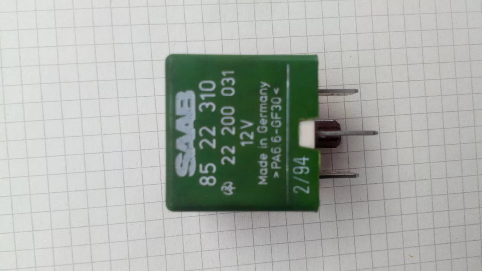 Saab Relay, Part no: 8522310