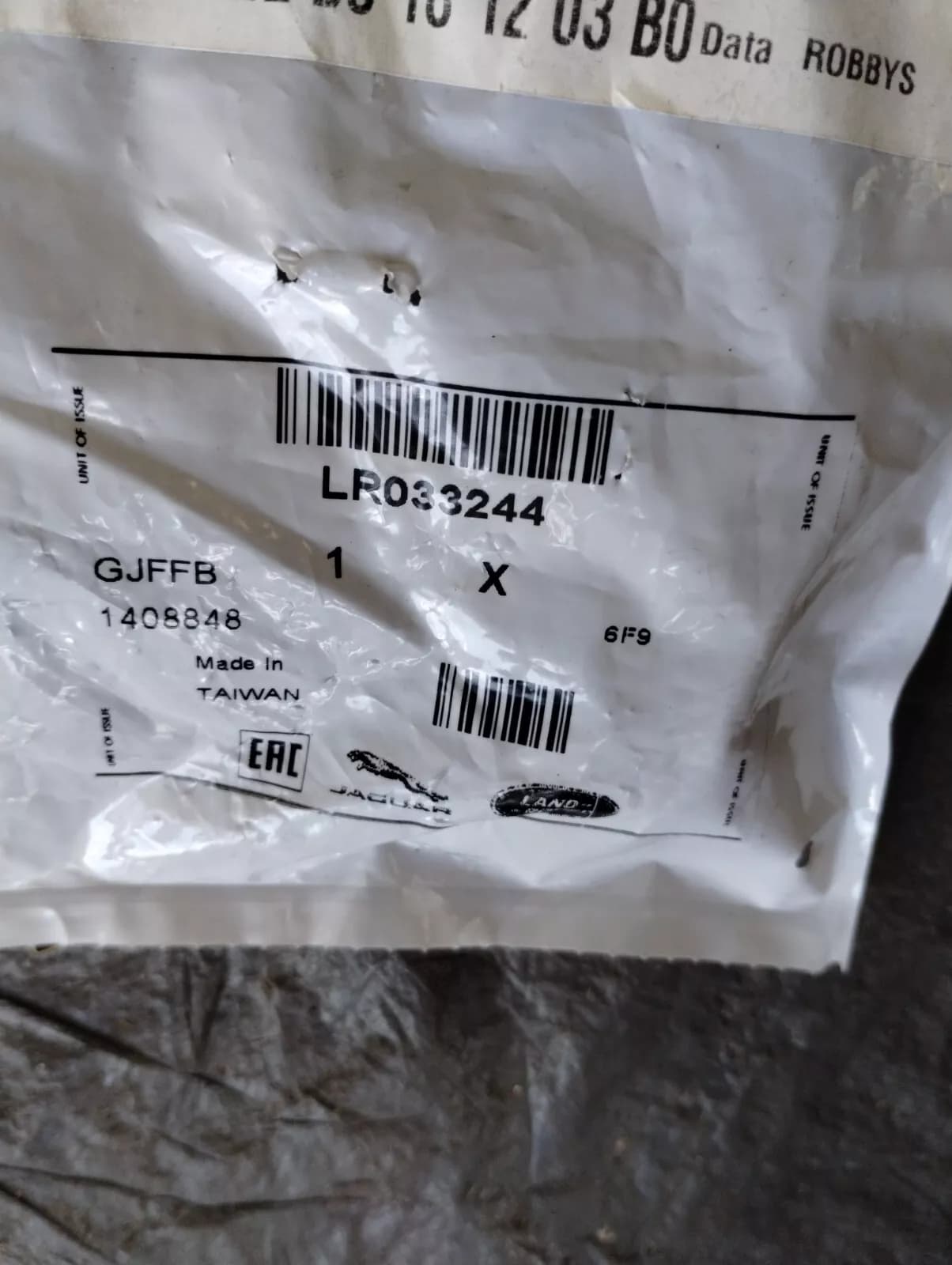 Genuine Jaguar, Land Rover, nut 1 Pcs No: LR033244