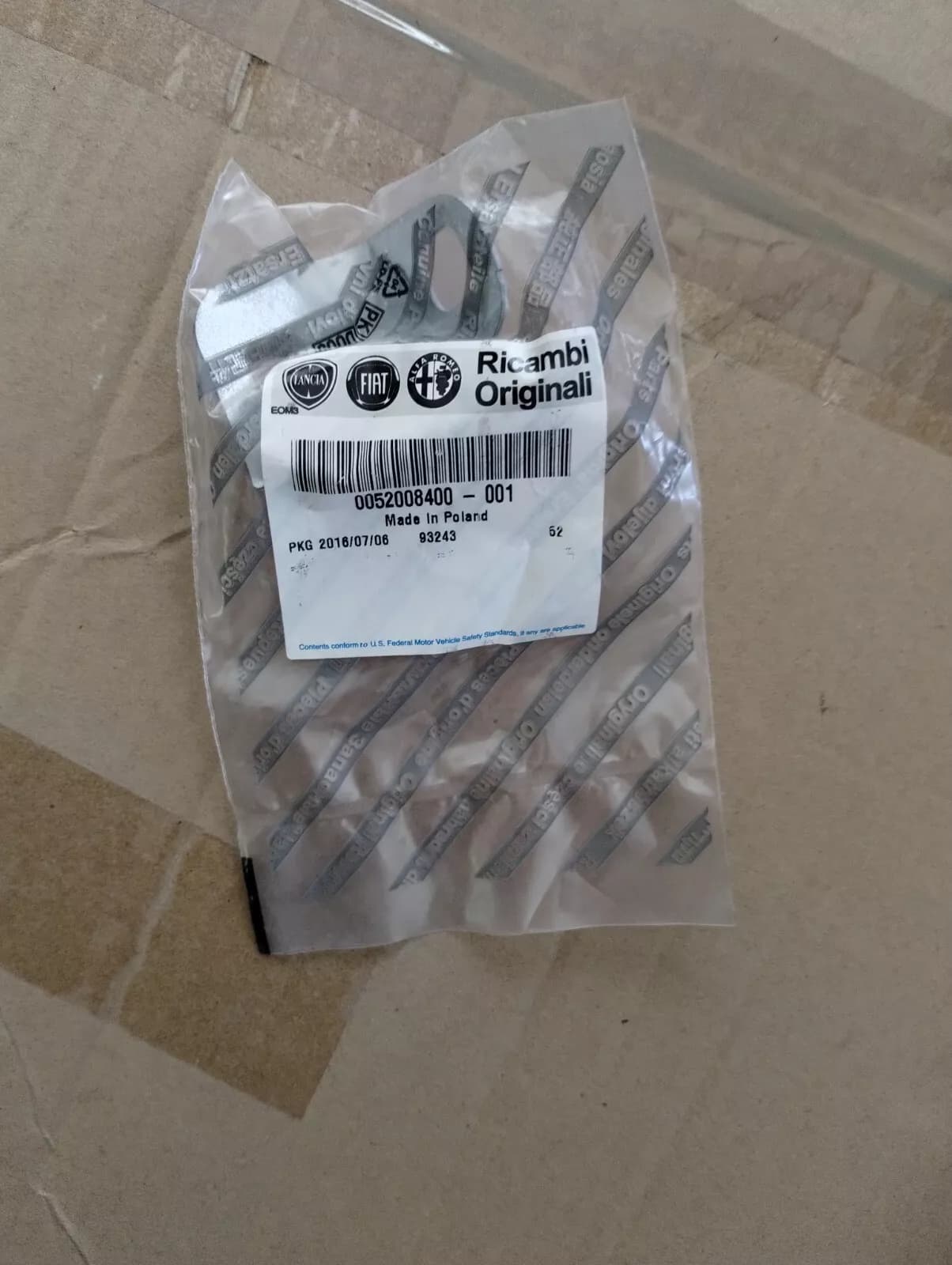 Genuine Fiat Bracket No: 52008400
