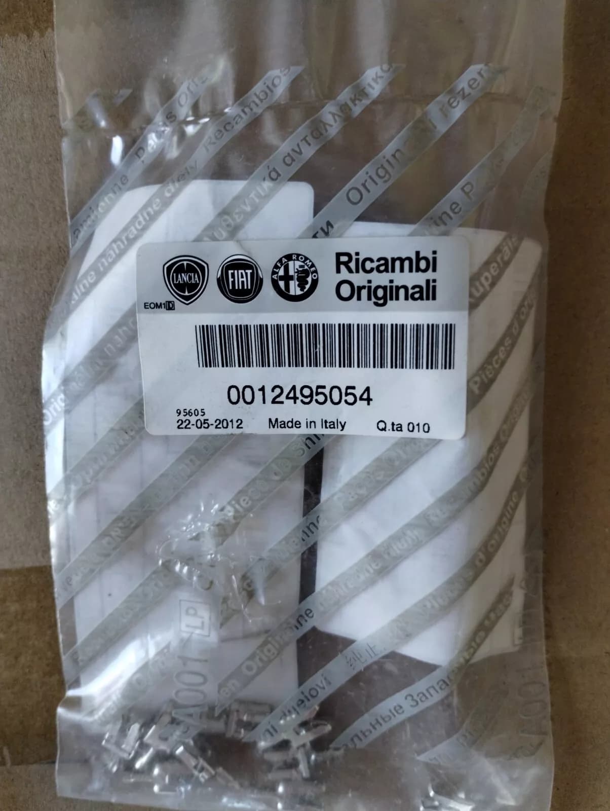 Genuine FIAT, Alfa Romeo, Lancia, terminal 10 pcs No : 12495054