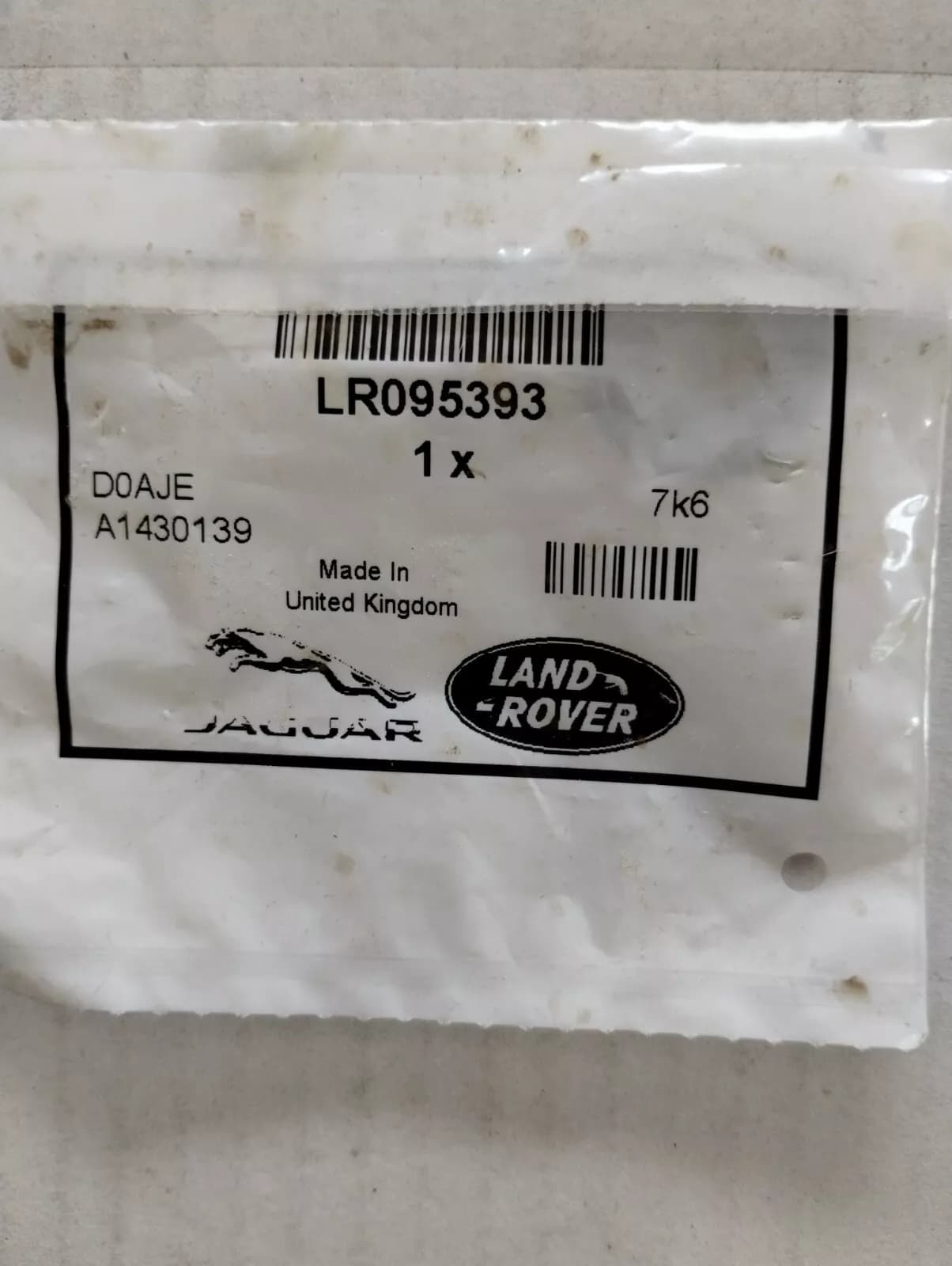 Jaguar, Land Rover, genuine Washers No: LR095393