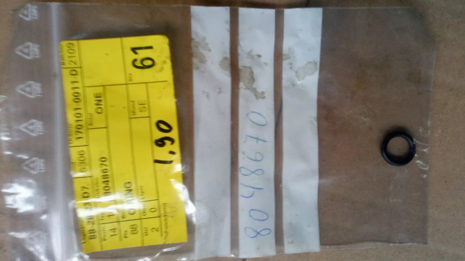 Saab 900NG, 9000, 9-3 O Ring Nr:8048670