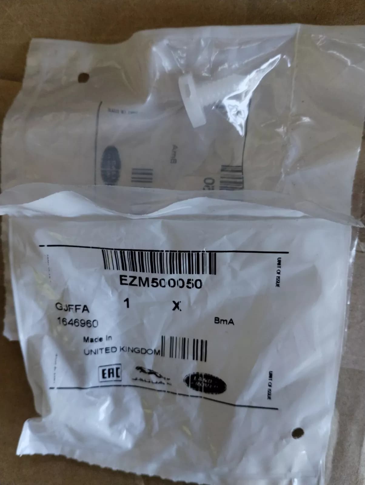 Genuine Jaguar, Land Rover, Clip 7 pcs Nr: EZM500050