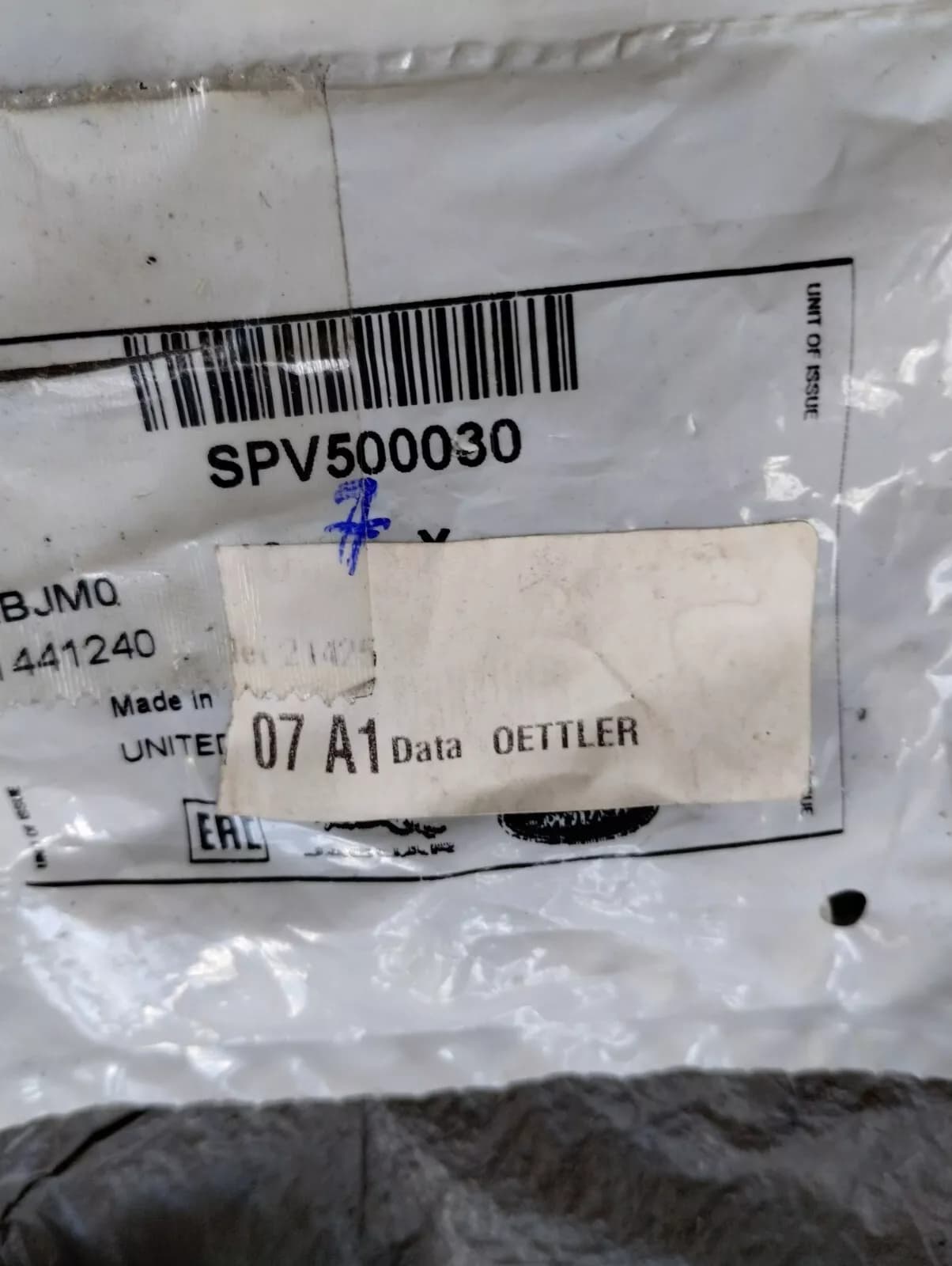 Genuine Jaguar, Land Rover, clip 7 Pcs Nr: SPV500030