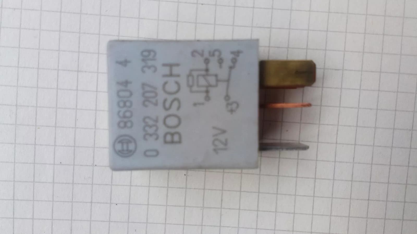 Bosch Relay, Part no: 0 332 207 319 868044