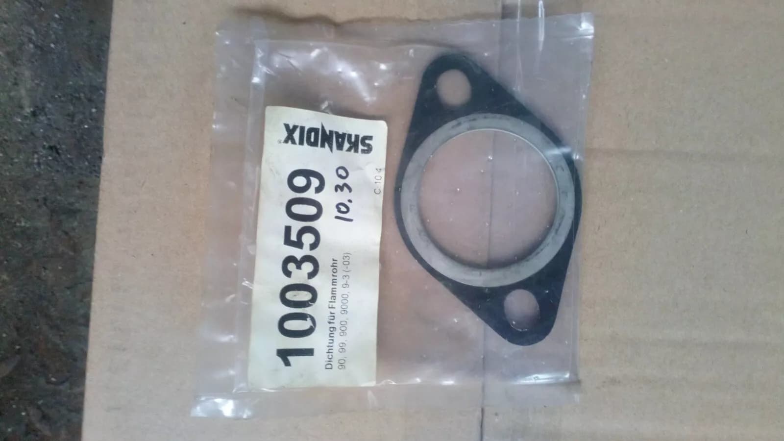 Saab Gasket, exhaust pipe, Nr:1003509, 8980328 1 pcs