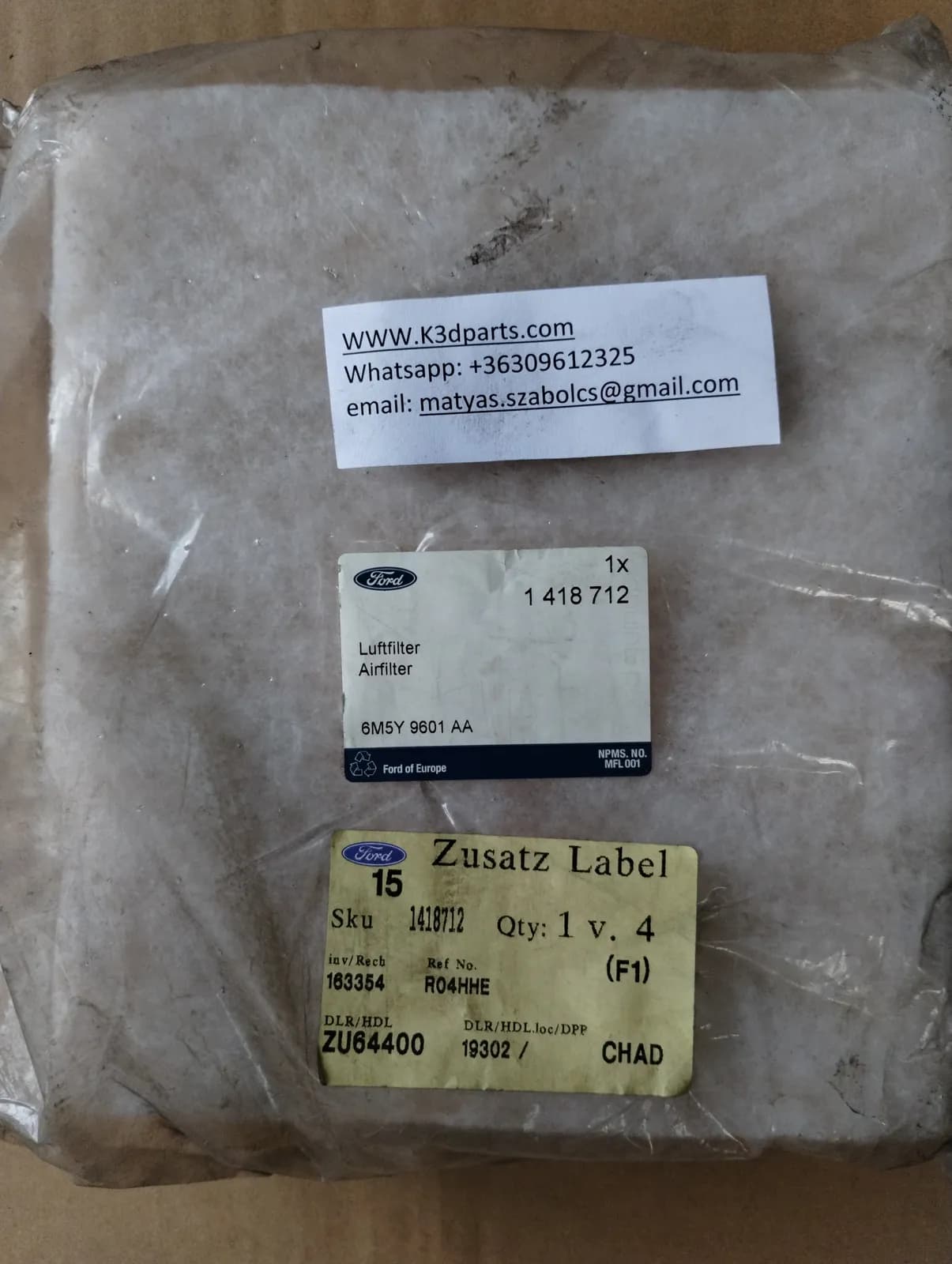 Genuine FORD Air Filter  MONDEO 2.5 (03/07 ).