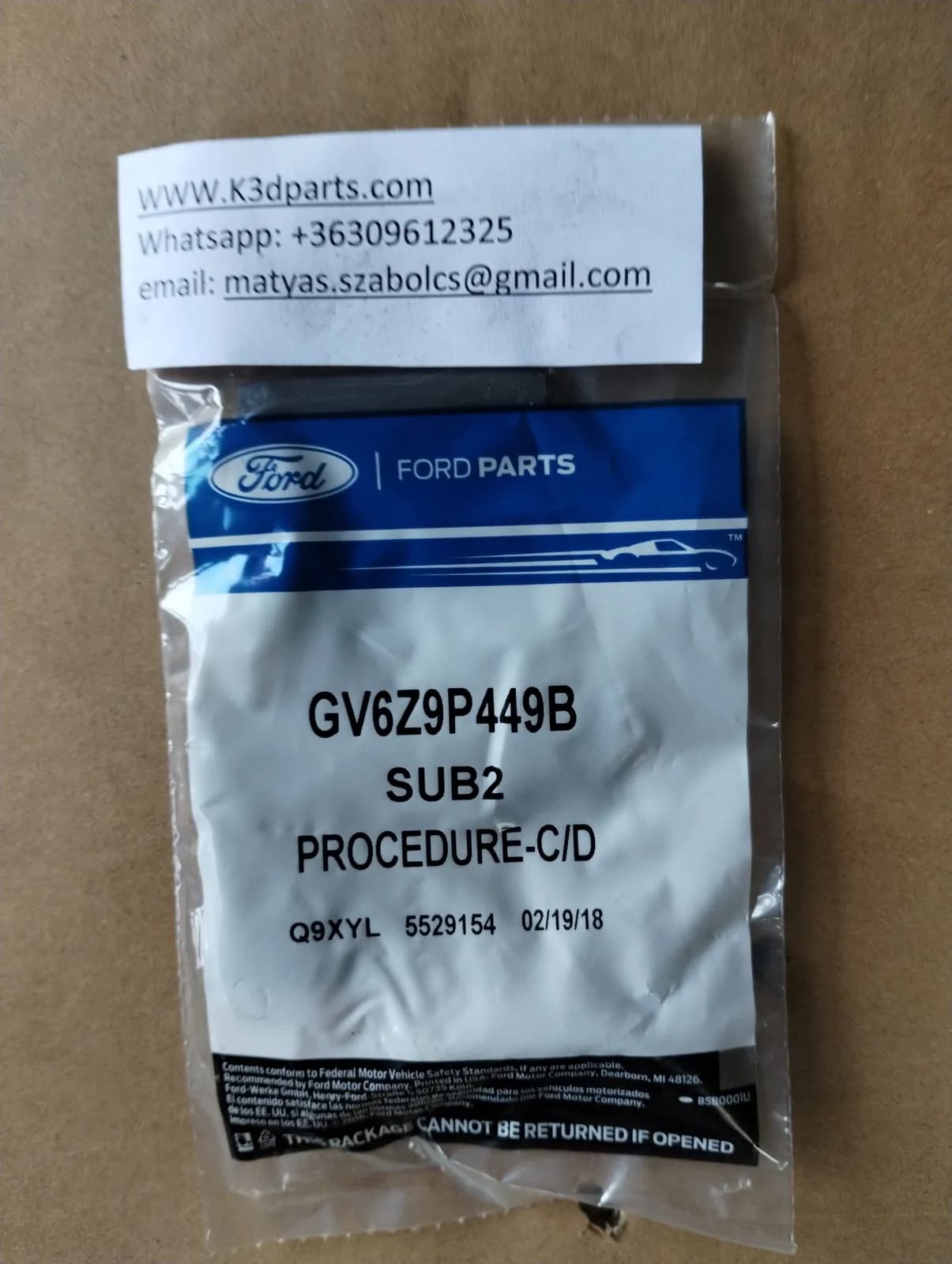 Genuine Ford Engine EGR System Modification.