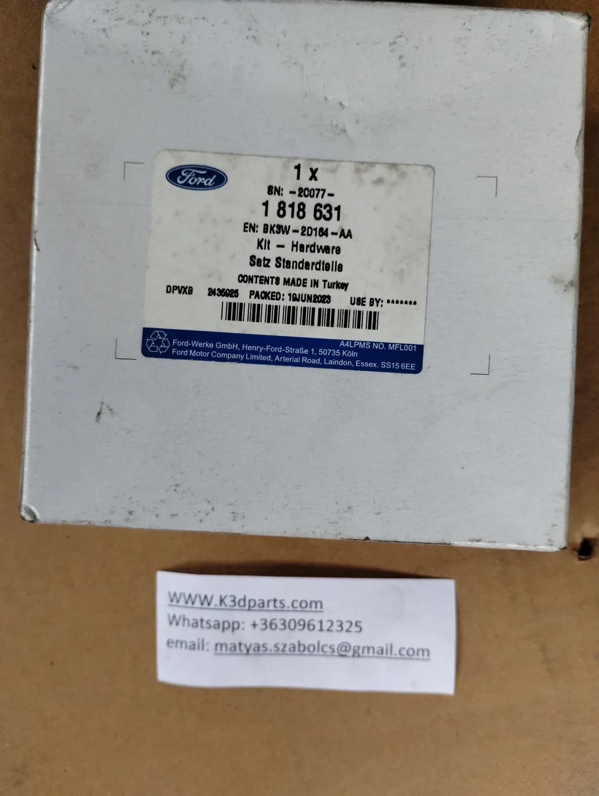 Genuine Ford Genuine Ford Transit (TTG/TTS) Rear Wheel ABS Gear.