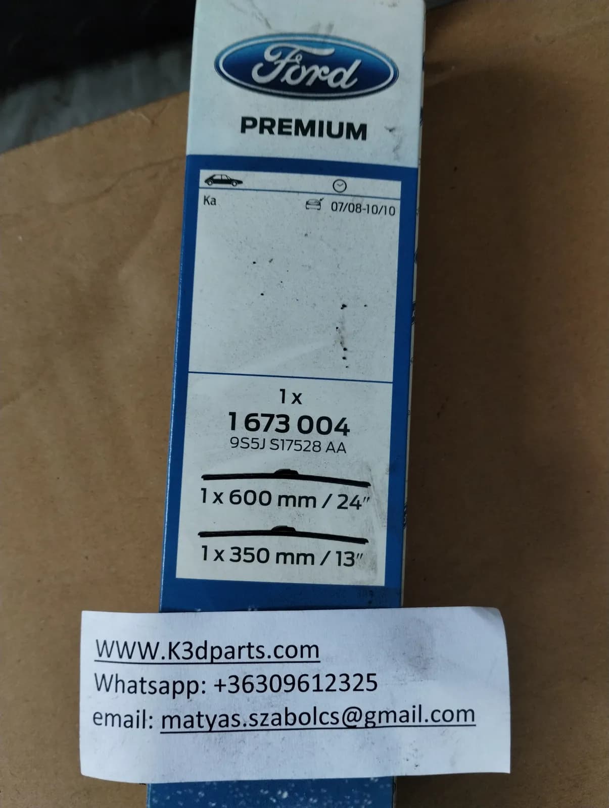 Genuine Ford  Wiper Blade.  