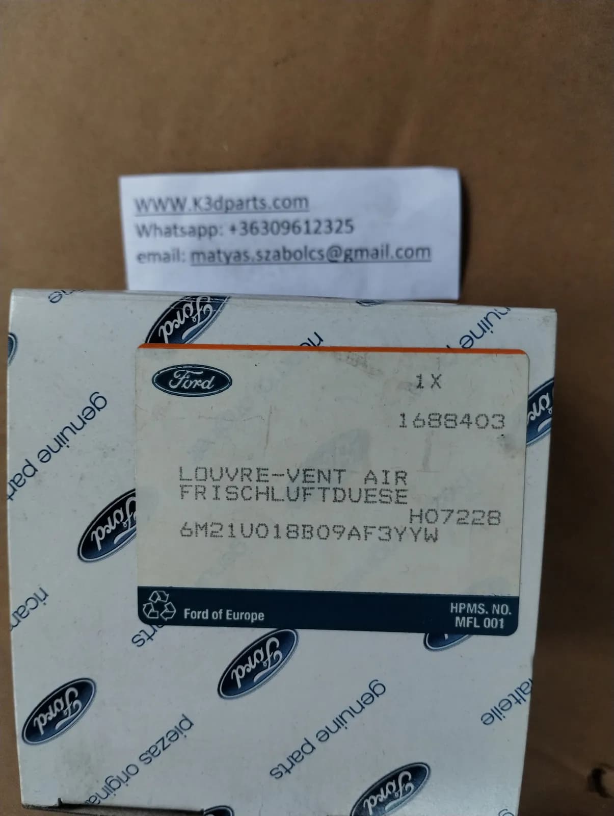 Genuine Ford  MONDEO IV, Turnier (BA7) - Fresh air nozzle. 