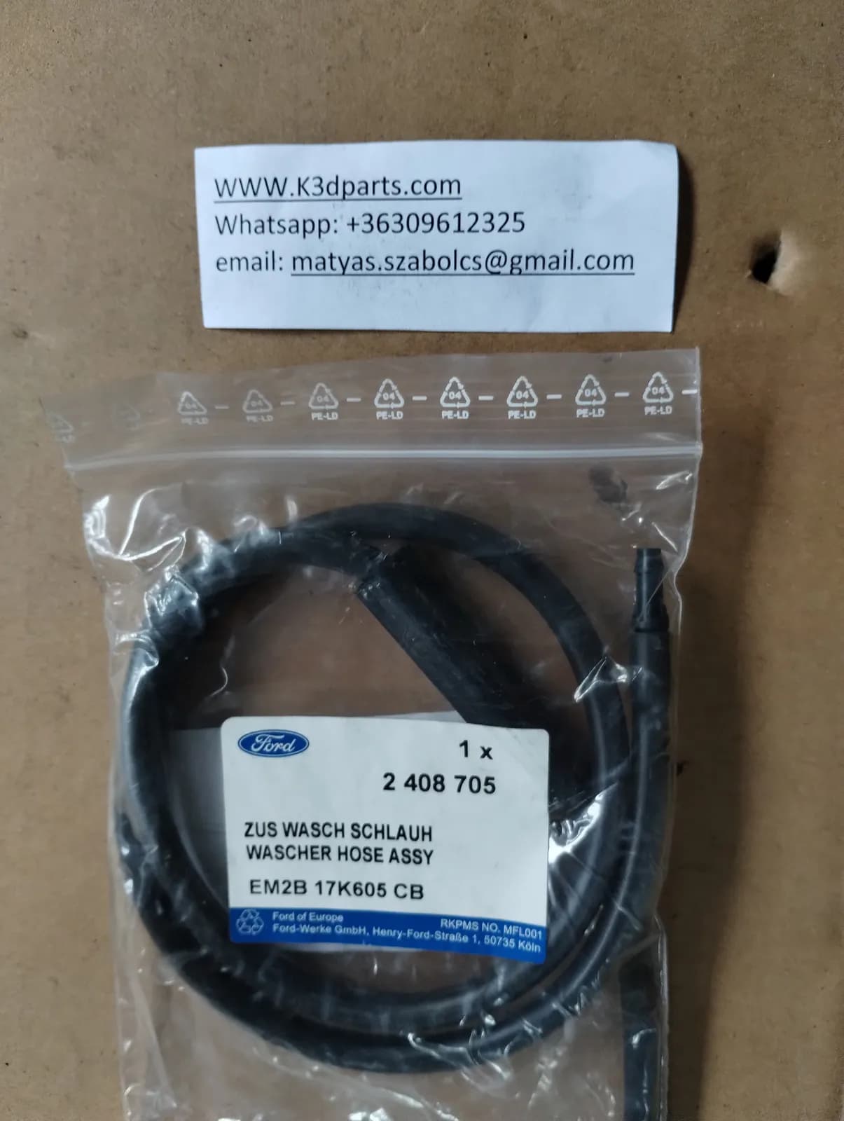 New Genuine Ford GALAXY MK3 Front Right Wiper Tube.